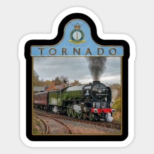 Steam Engine Tornado and Nameplate Sticker